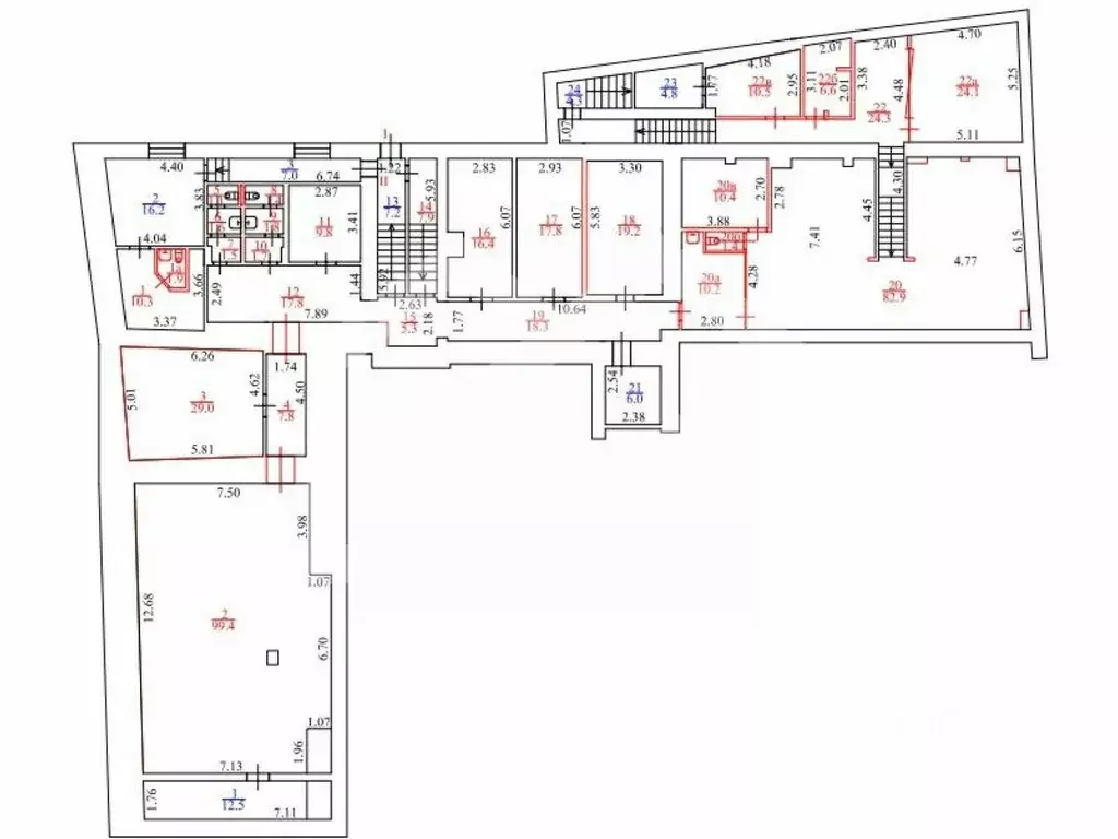 Помещение свободного назначения в Москва Большой Каретный пер., 20С3 ... - Фото 2
