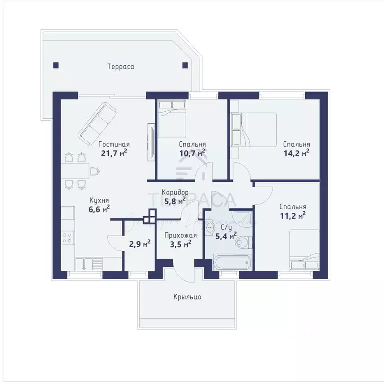 Дом в Ленинградская область, Ломоносовский район, Пениковское с/пос, ... - Фото 2