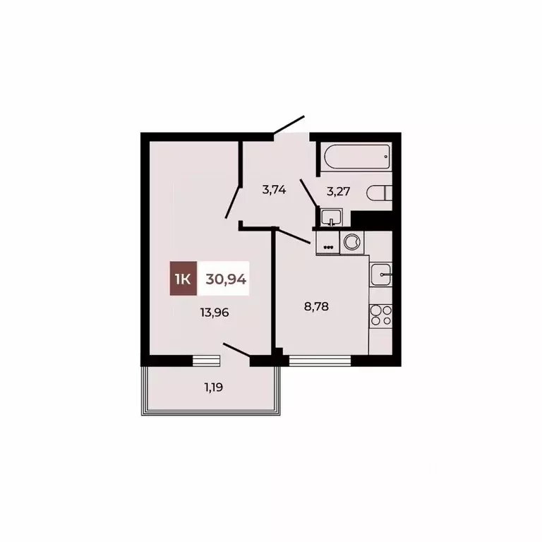 1-к кв. Ростовская область, Аксайский район, Щепкинское с/пос, пос. ... - Фото 1