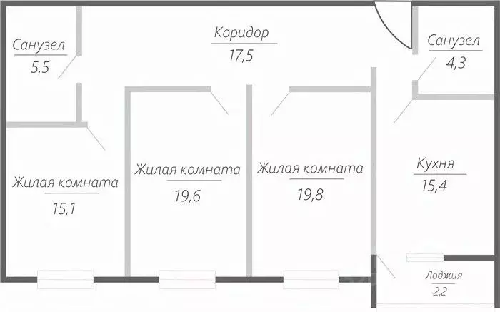3-к кв. Самарская область, Тольятти ул. Фрунзе, 2В (99.4 м) - Фото 0