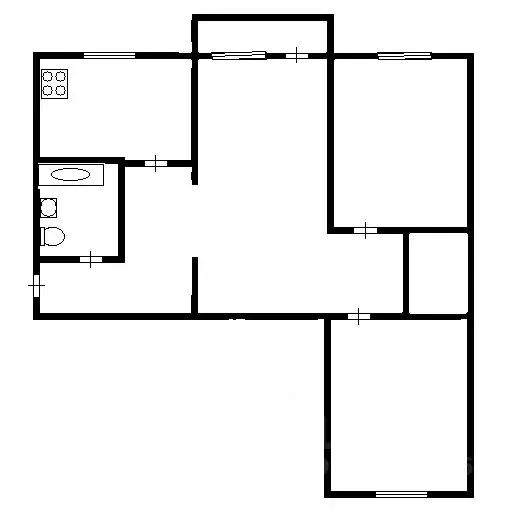 3-к кв. Москва Веерная ул., 3К3 (58.8 м) - Фото 2