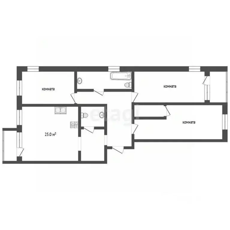 3-к кв. Краснодарский край, Анапа Анапское ш., 24к1 (91.4 м) - Фото 1