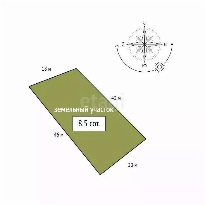 Участок в Красноярский край, Красноярск Родничок-2 СНТ, 4 (8.5 сот.) - Фото 2