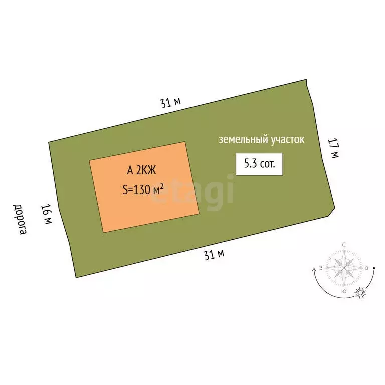 Дом в Тюмень, улица Революции (125 м) - Фото 2