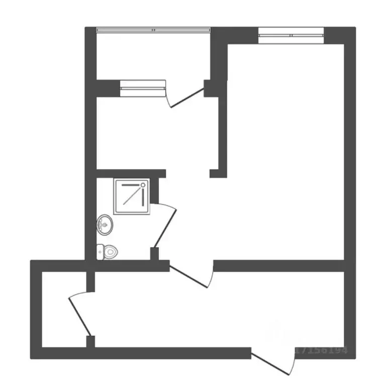 1-к кв. Тюменская область, Тюмень ул. Малыгина, 84 (34.3 м) - Фото 1