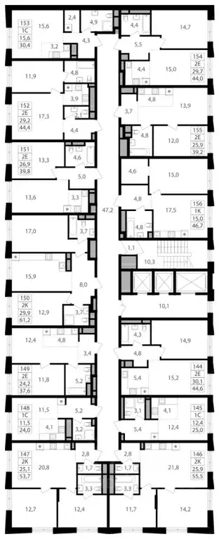 2-к кв. Москва Семеновский Парк 2 жилой комплекс (55.5 м) - Фото 1