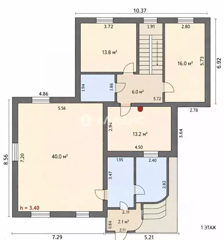 Дом в Ивановская область, Иваново Московская ул., 11А (253 м) - Фото 0