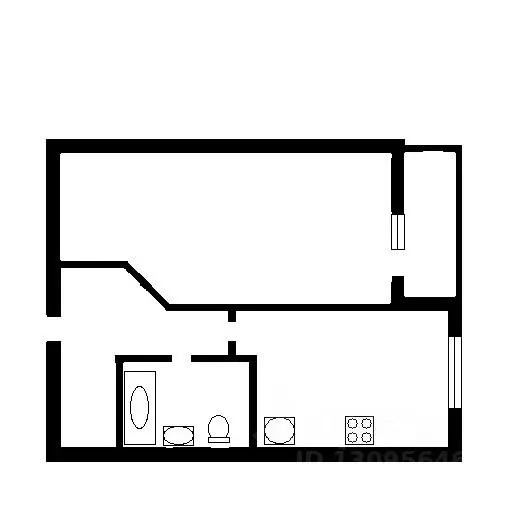 1-к кв. Санкт-Петербург 18-я Васильевского острова линия, 45 (44.9 м) - Фото 2
