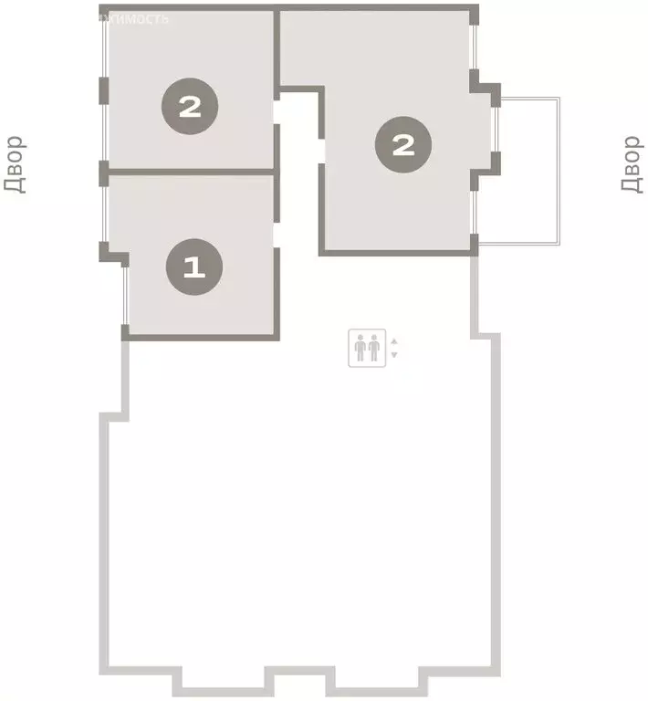 2-комнатная квартира: городской посёлок Новоселье, ЖК Брусника (80 м) - Фото 2