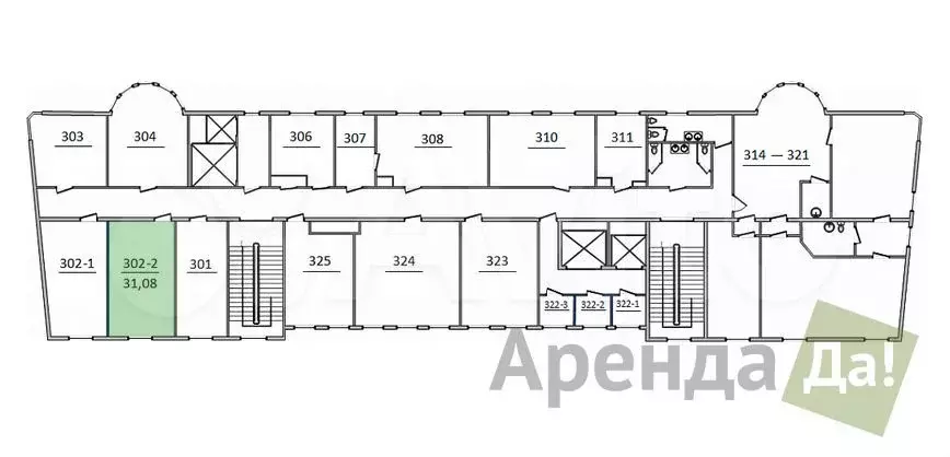 Офис 31,08 кв. м от собственника - Фото 0