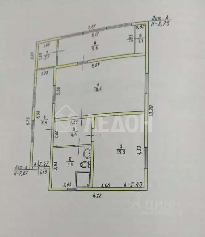 Дом в Омская область, Исилькуль ул. 2-я Северная (68 м) - Фото 1