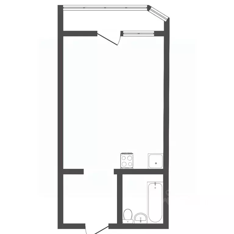 Студия Амурская область, Благовещенский район, с. Чигири ул. ... - Фото 2