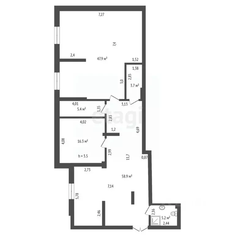 Помещение свободного назначения в Красноярский край, Красноярск ул. ... - Фото 2