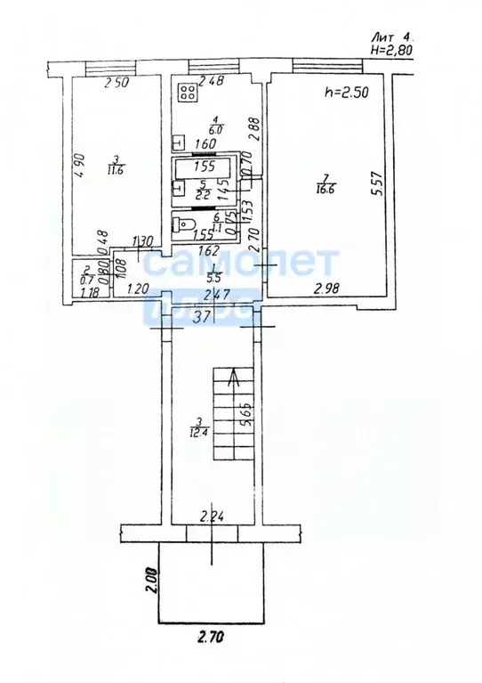 2-к кв. Краснодарский край, Краснодар ул. Гидростроителей, 18 (43.7 м) - Фото 1