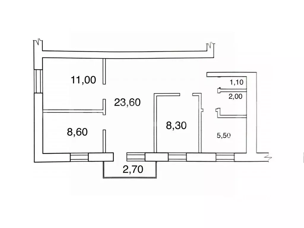 4-к кв. Чувашия, Чебоксары ул. Гузовского, 14 (60.1 м) - Фото 2