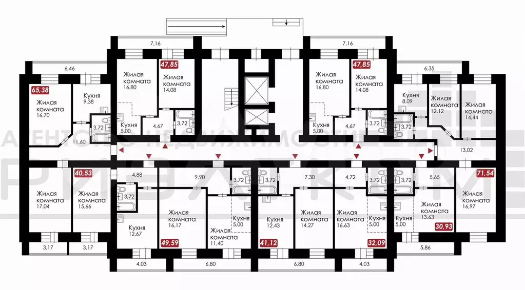 Квартира-студия, 32,1 м, 1/10 эт. - Фото 1
