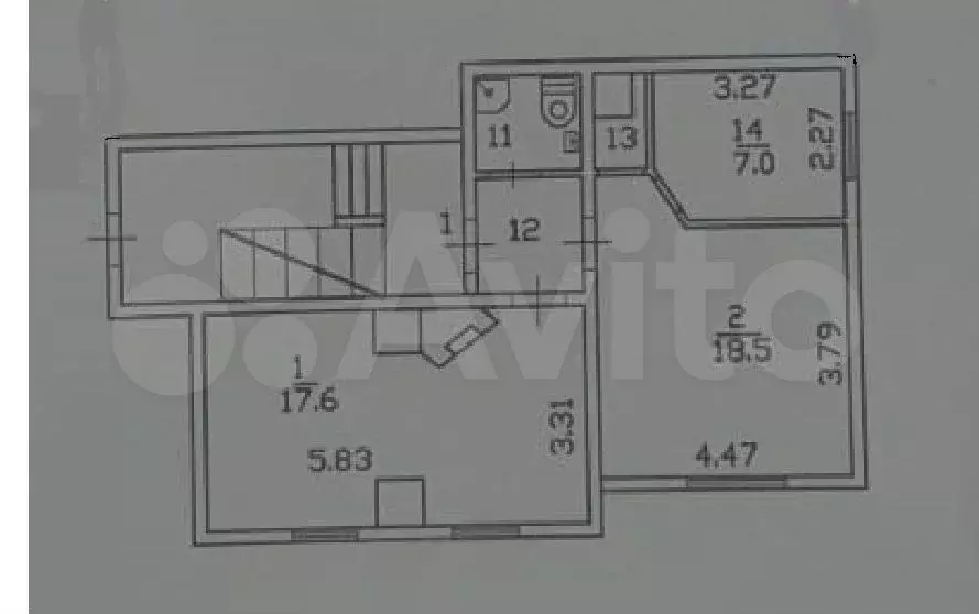 2-к. квартира, 49 м, 1/2 эт. - Фото 0