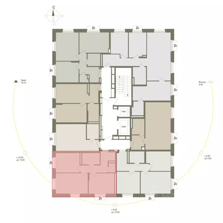 2-к кв. Башкортостан, Уфа Родина Парк жилой комплекс (55.8 м) - Фото 1