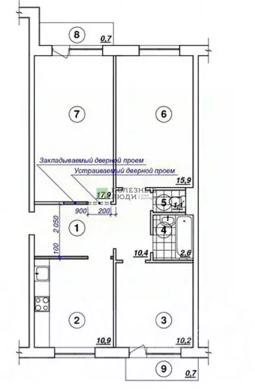 3-к кв. Забайкальский край, Чита 6-й мкр, 2 (69.1 м) - Фото 2