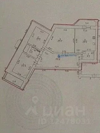 3-к кв. Санкт-Петербург ул. Шелгунова, 9к1 (108.6 м) - Фото 1