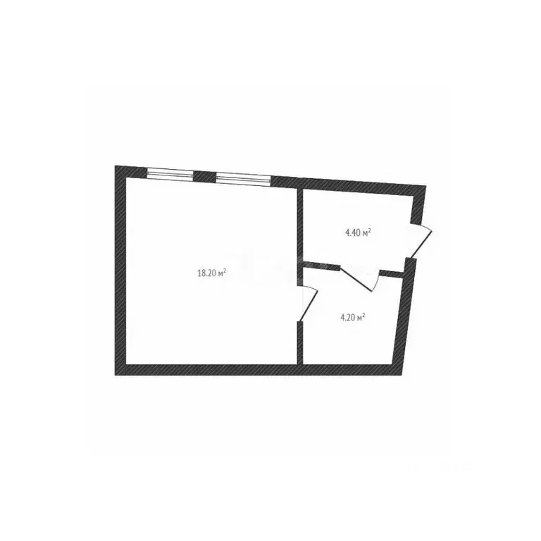 Студия Брянская область, Брянск ул. Фокина, 1 (26.8 м) - Фото 1
