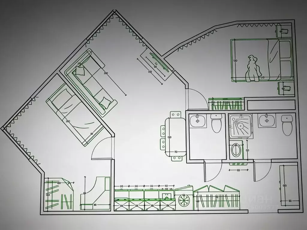2-к кв. Краснодарский край, Сочи городской округ, с. ... - Фото 1