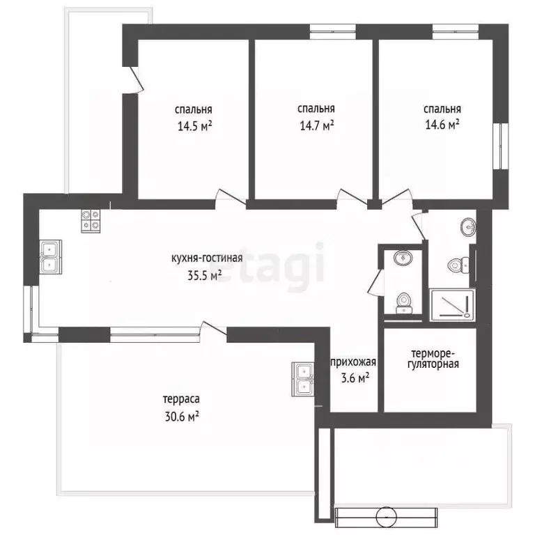 Дом в Московская область, Видное Лесопарковый мкр, 27 (135 м) - Фото 2