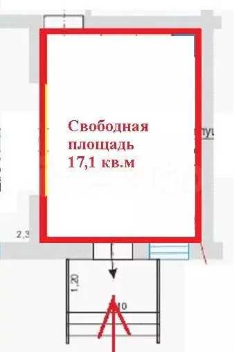 Свободного назначения, 17.1 м - Фото 0