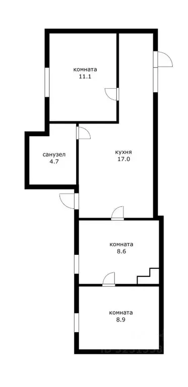 2-к кв. Краснодарский край, Краснодар Центральный мкр, ул. Гоголя, 15 ... - Фото 1