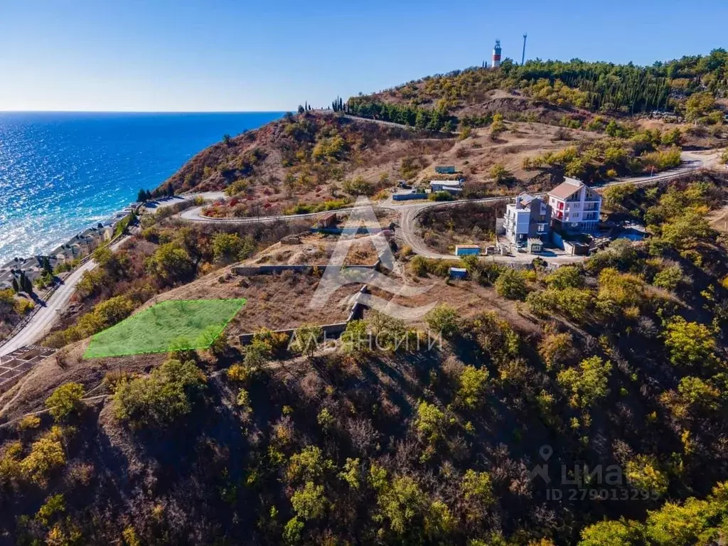 Участок в Крым, Алушта муниципальный округ, с. Рыбачье ул. Прибрежная ... - Фото 1