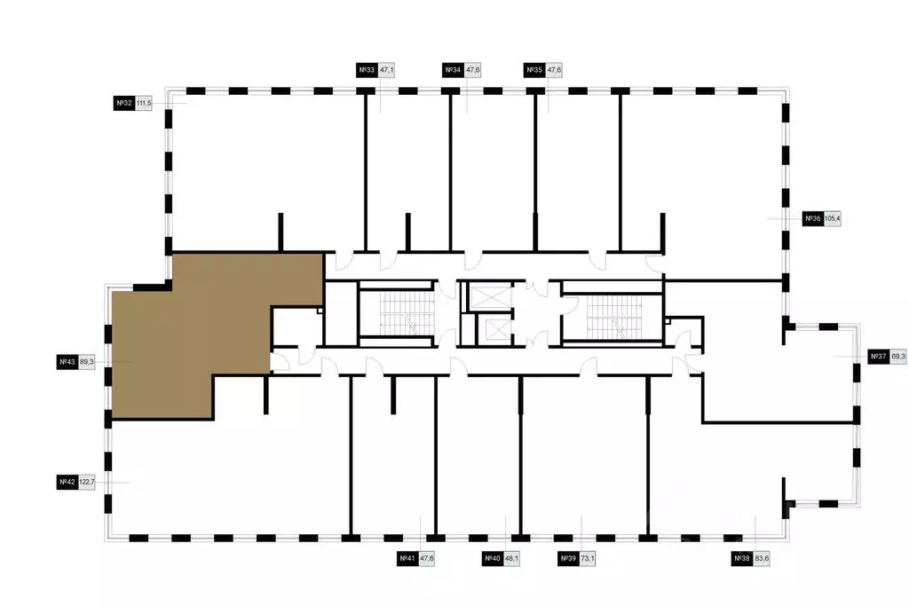 Офис в Москва Кастанаевская ул., 16А (89 м) - Фото 2