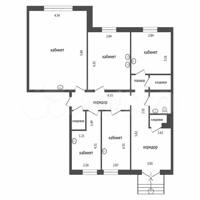 Продам офисное помещение, 90.8 м - Фото 0