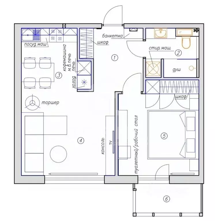 2-к кв. Санкт-Петербург Яхтенная ул., 24к2 (50.0 м) - Фото 2