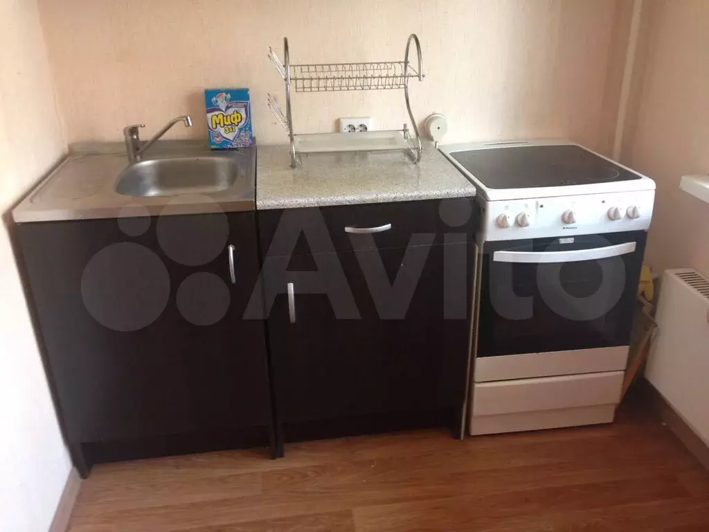 1-к. квартира, 27 м, 4/10 эт. - Фото 1