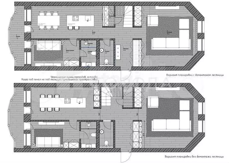 3-к. квартира, 160 м, 4/5 эт. - Фото 1