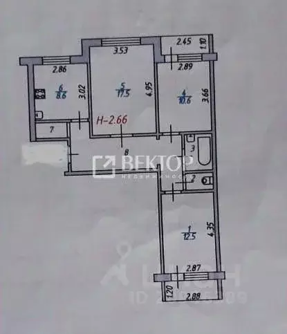 3-к кв. Ивановская область, Иваново Кохомское ш., 20 (70.0 м) - Фото 1