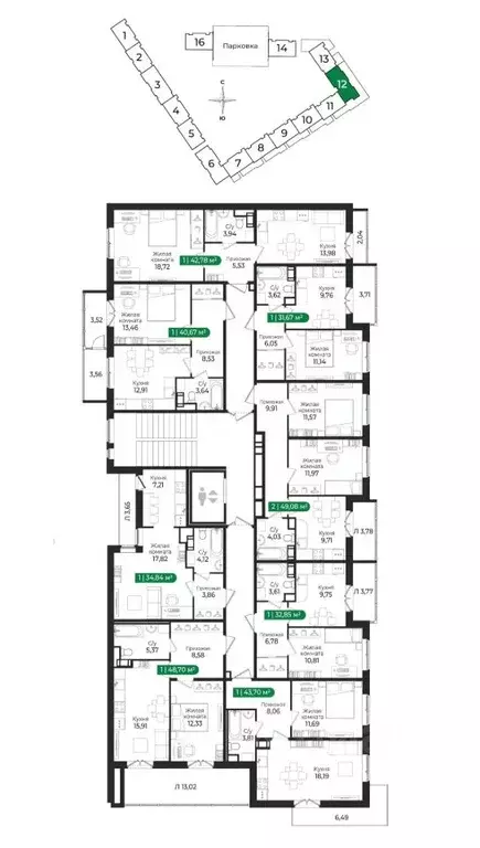 1-к кв. Ленинградская область, Сертолово Всеволожский район, Сертолово ... - Фото 2