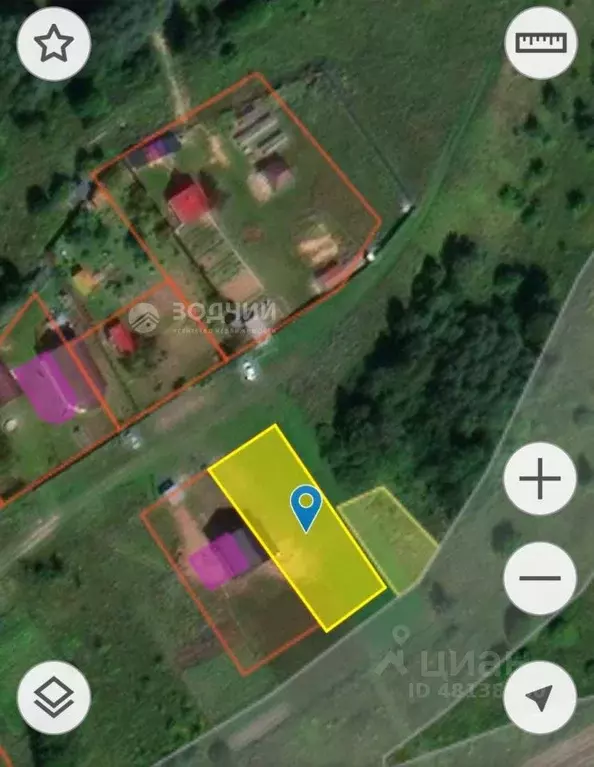 Участок в Чувашия, Чебоксарский муниципальный округ, Шинерпосинское ... - Фото 2