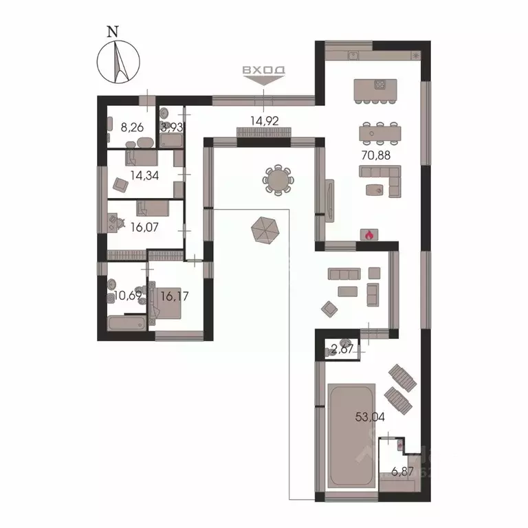 Дом в Калининградская область, Зеленоградский муниципальный округ, ... - Фото 2