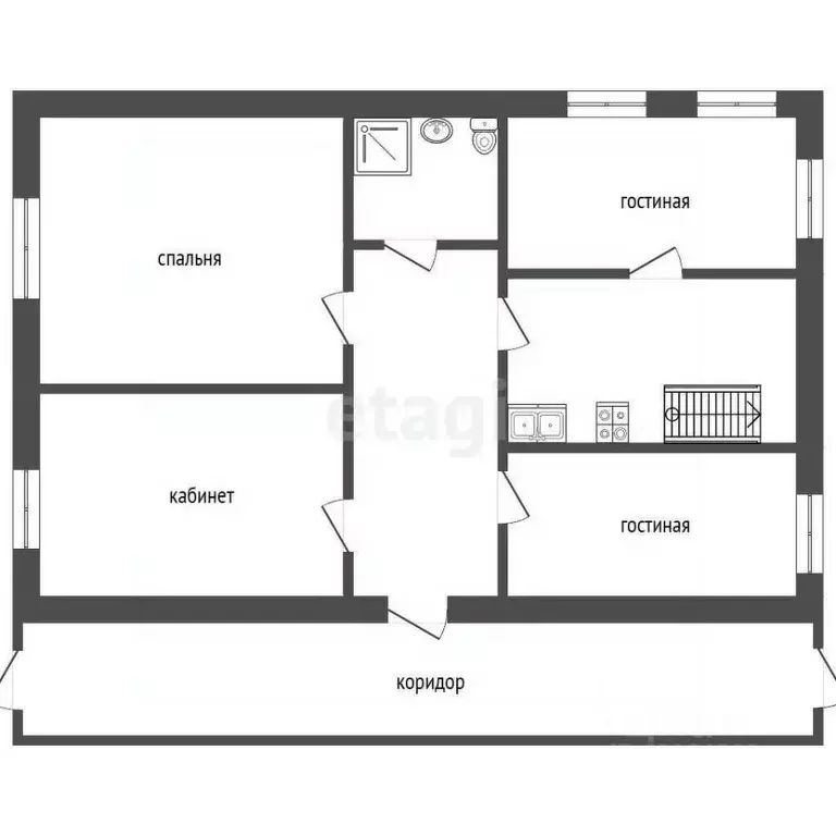 Дом в Мордовия, с. Лямбирь ул. Демократическая, 5 (103 м) - Фото 2