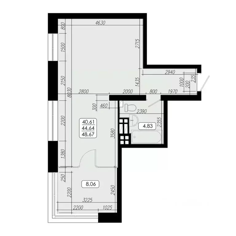 1-к кв. Приморский край, Владивосток Верхняя ул., 20 (44.64 м) - Фото 1