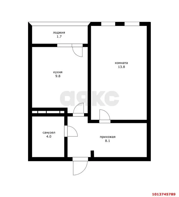 1-комнатная квартира: Краснодар, Круговая улица, 4/1 (37.4 м) - Фото 0