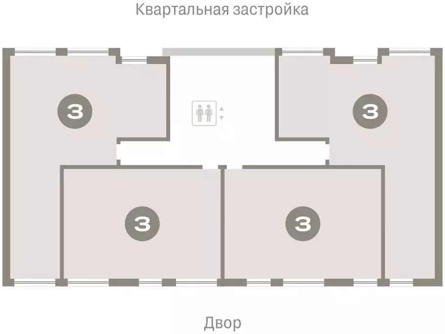 3-комнатная квартира: Тюмень, Мысовская улица, 26к1 (108.78 м) - Фото 1