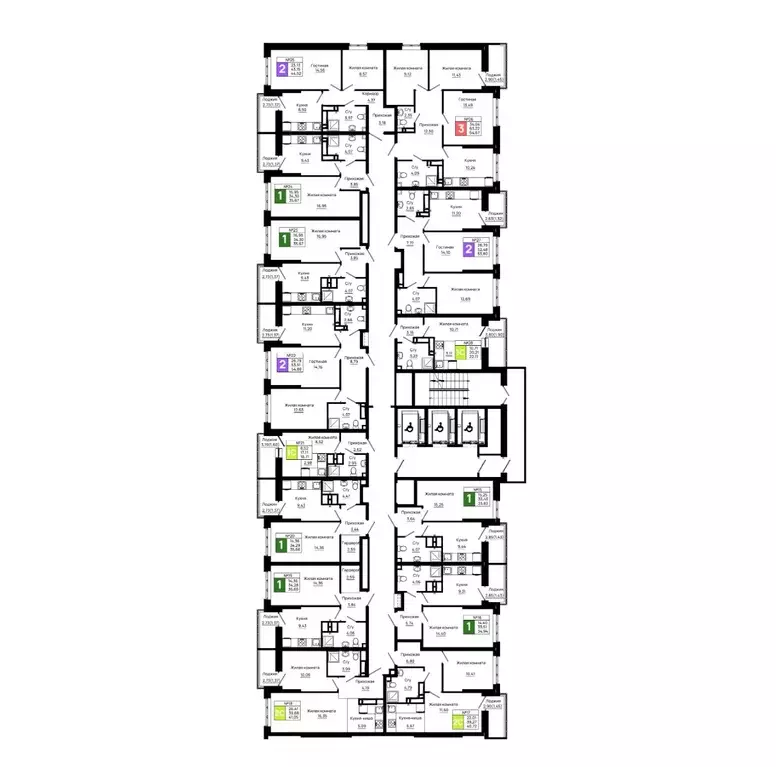 Студия Ростовская область, Ростов-на-Дону Нефтекачка кв-л, Октябрь ... - Фото 2