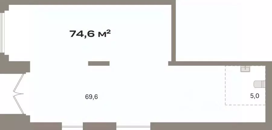Помещение свободного назначения в Тюменская область, Тюмень ул. ... - Фото 2