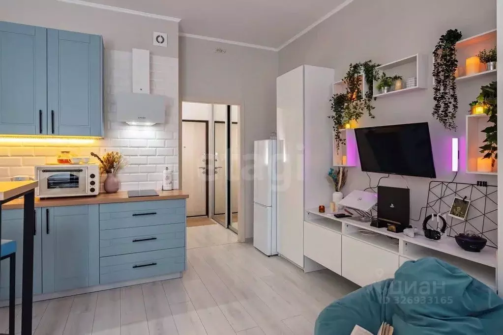 Студия Санкт-Петербург аллея Арцеуловская, 21 (24.8 м) - Фото 0