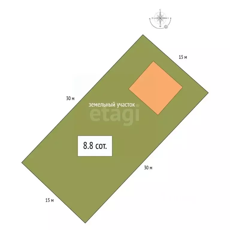 Дом в Новосибирская область, Искитимский район, Мичуринский сельсовет, ... - Фото 2