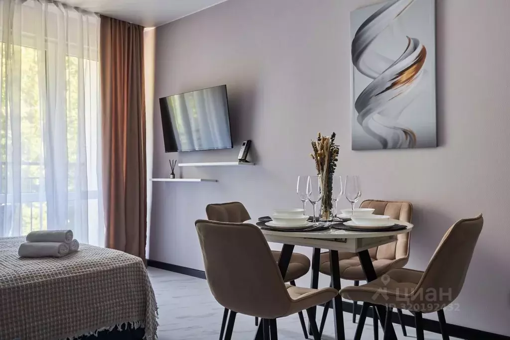 Студия Краснодарский край, Сочи ул. Искры, 88к3 (30.0 м) - Фото 0