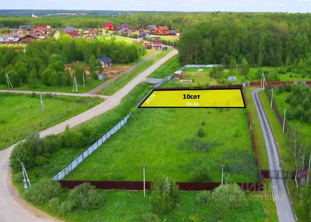 Участок в Калужская область, Боровский муниципальный округ, д. ... - Фото 2