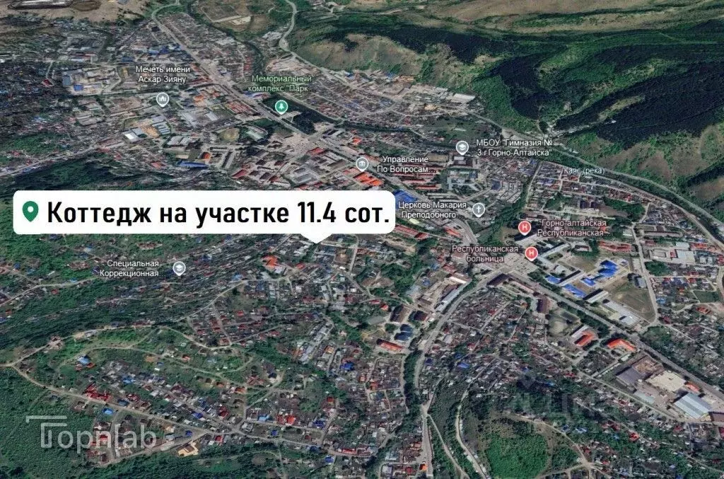 Коттедж в Алтай, Горно-Алтайск пер. Жукова (380 м) - Фото 1